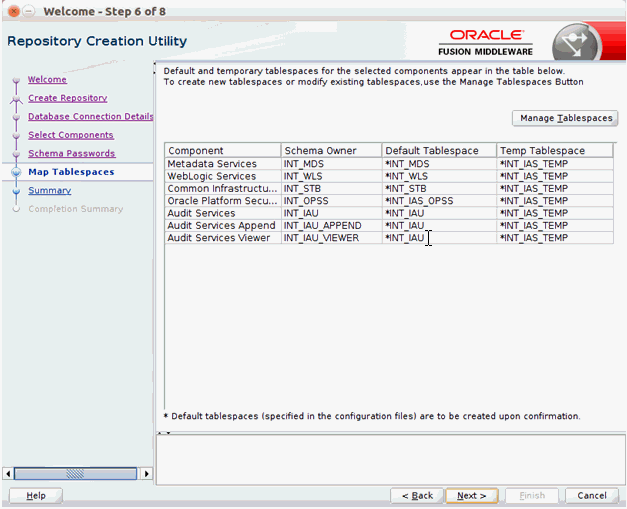 Surrounding text describes map_tablespaces.gif.